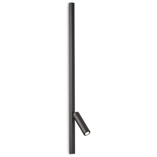 Faretto spot SYNTESI ap linear Nero (2,7x12x59,5cm) 271880 1 luce - LED - Max 3W