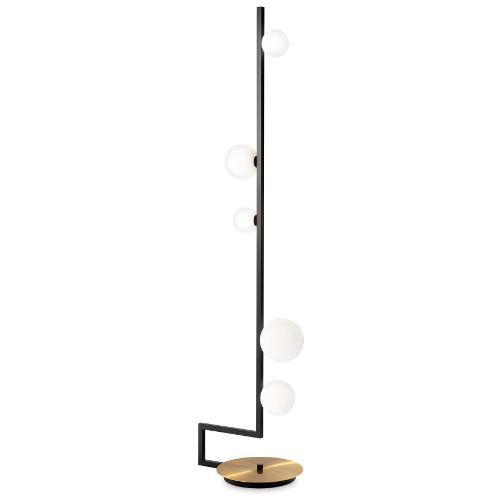 Lampada da terra BIRDS pt5 Nero 273662 (30x44x160cm) 5 luci - G9 - Max 75W