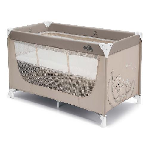 Lettino viaggio pieghevole doppia altezza (124,5x71x75cm) PISOLINO Orso luna L118 T260