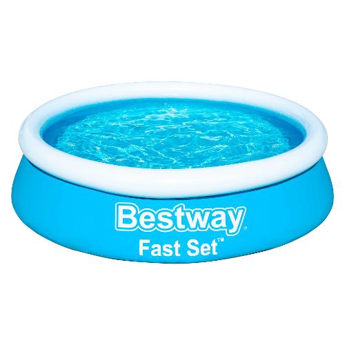 Piscina senza pompa filtro (183x51cm) per 2 persone FAST SET Azzurro 57392 4