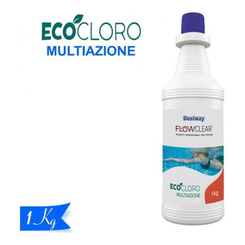 Eco Cloro 10 azioni piscine flacone 1 kg ECO CLORO 59059 6