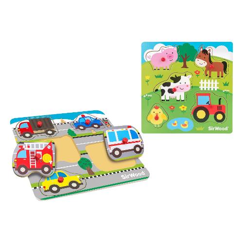 Puzzle 5 pz Fantasy SIR WOOD Assortito 40540