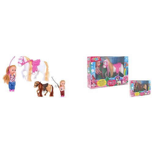 Bambola Cavallerizza (14cm) W’TOY Assortito 41313
