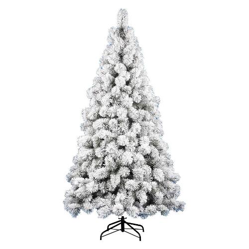 Albero Natale SAINT MORITZ Verde innevato (PVC - H240 D127 cm)