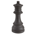 Accessorio decorativo Bizzotto Re e Regina Chess Antracite 0790651