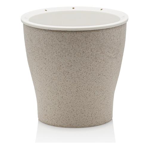 Vaso piante con riserva acqua Autoinnaffiante LOPPY beige (17,3x17 cm) 5098