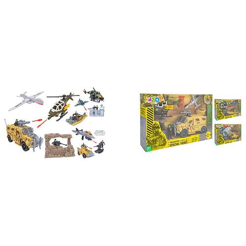 Mezzi Militari con personaggi W’TOY Assortito 40681