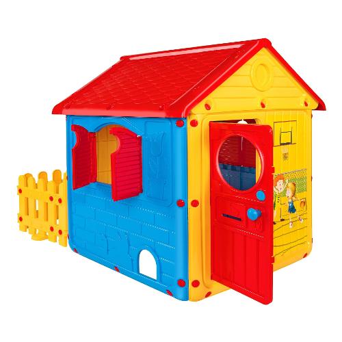Casetta giocattolo Globo Con staccionata Dolu colore assortito 1,05 x 1,53 x 1,22  m 41311