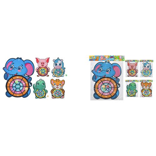 Bersaglio con 4 palline W’TOY Assortito 41225