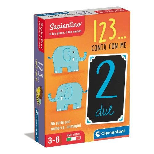 Gioco educativo 1, 2, 3...conta con me! SAPIENTINO 16134
