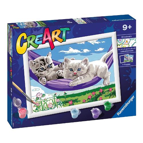 Set per dipingere Gattini Sull'Amaca CREART 20214