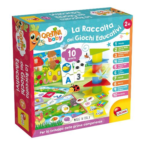 Educativo Lisciani Raccolta giochi educativi Carotina Baby 95117