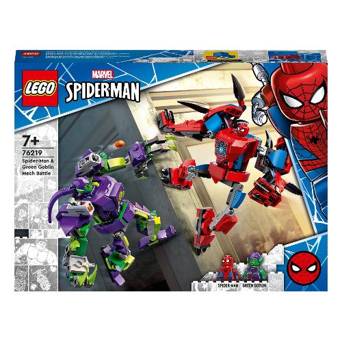 Battaglia tra i mech di Spider Man e Goblin ( 298 pz ) SUPER HEROES 76219