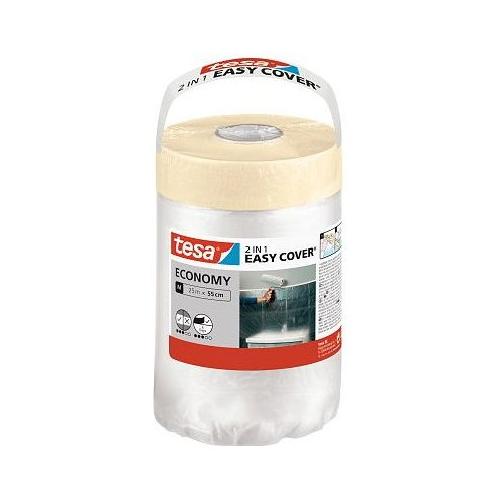 Rotolo telo protezione con nastro adesivo EASY COVER Trasparente 50cm x 25m 58882 00000 03