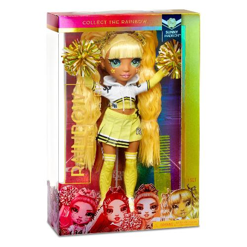 Bambola Cheer Doll Sunny Madison (28cm) RAINBOW HIGH Giallo 572053