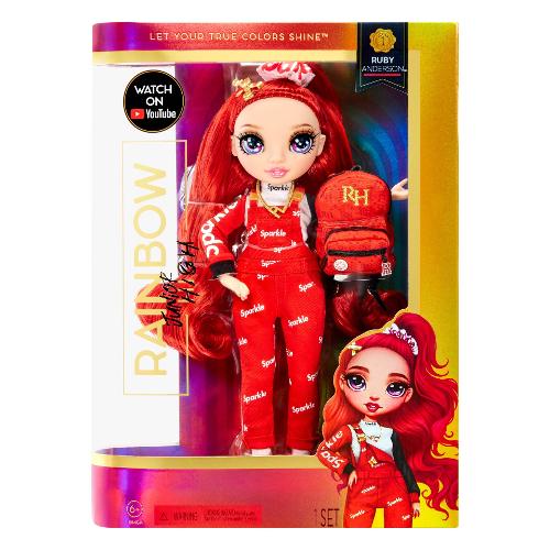 Bambola Jr.High Ruby Anderson (22cm) RAINBOW HIGH Rosso 579953