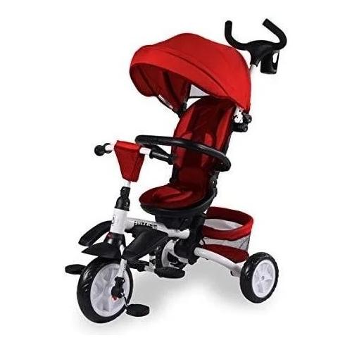 Triciclo Elite Pieghevole (54cm) Rosso 1502 R