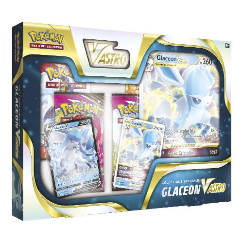 Carte da gioco Gamevision Speciale Leafon e Glaceon v Astro Pokemon colore assortito PK60168ISINGPZ