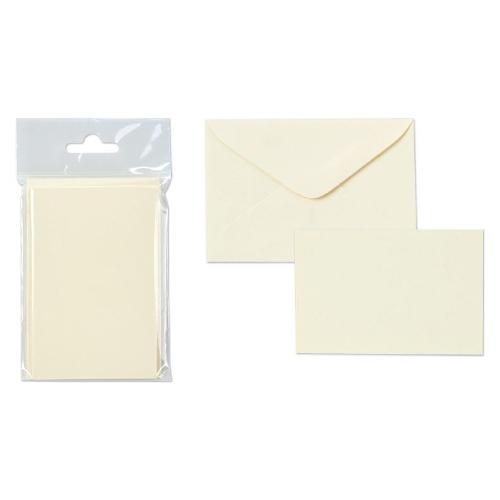 Set buste corrispondenza 10 pz (14x9cm) Avorio 8040AVO