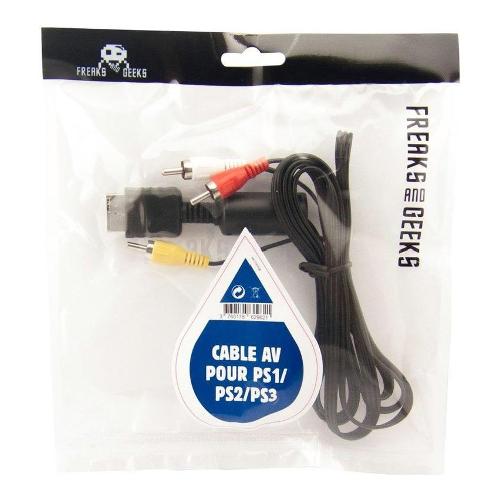Cavo adattatore Audio Video Ps1 Ps2 Ps3 Black 100168B