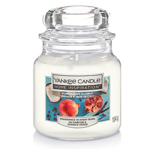 Candela profumata Cocco e Melograno (5,8x8,6cm) Giara S Bianco P501837