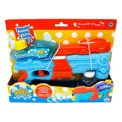 Pistola spara bolle e acqua (80ml) 34453