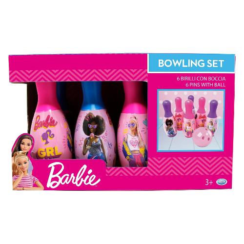 Set birilli Bowling 6 pz + 1 palla BARBIE 44891