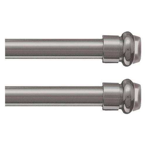 Set bacchette tende Nichel satinato 21372 (60x0,8 cm)