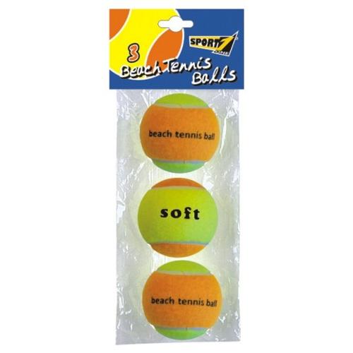 Set palle tennis Beach Professional 3 pz Giallo e Arancio 704100011