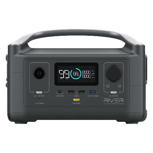 Power Station Eco River (600W batteria Litio 288Wh) Nero ECO66298
