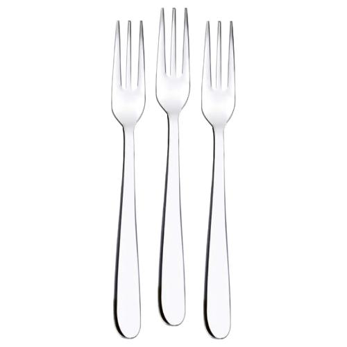 Set forchette dessert 3 pz Inox (15,3cm) GOURMET Cromo lucido FF5PN0338