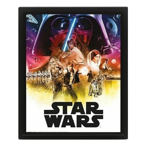 Poster 3D STAR WARS Episodio Iv e V Double Face EPPL71316