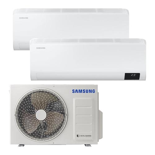Condizionatore fisso dual 2,5 + 3,5 Kw WINDFREE Comfort Next Ar Bianco AR09TXFCAWKNEU, AR12BXFCAWKNEU AJ040TXJ2KG/EU