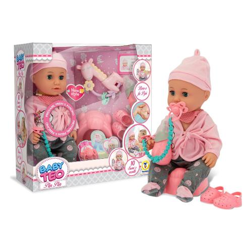 Bambola con voce Plin Plin (32cm) BABY TEO 66689
