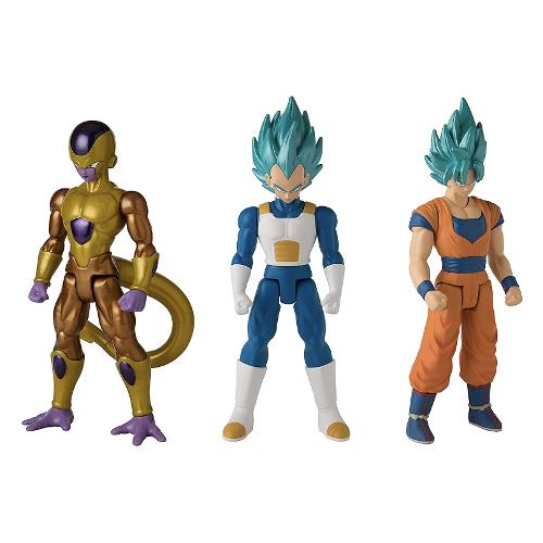 Limit Breaker Pack Vegeta, Super Saiyan Blue Goku e Frieza (30cm) DRAGON BALL 37095