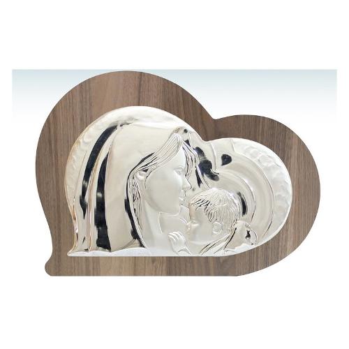 Icona Argento (18x12cm) MADONNA 024 17