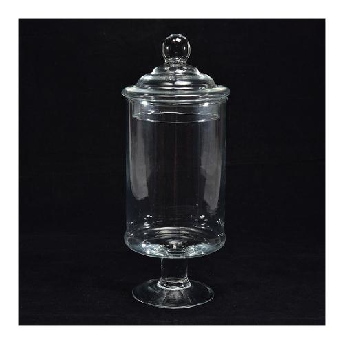 Vaso vetro (12x34cm) Potiche Trasparente 48082