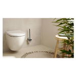 tesa® Moon Black Portascopino WC nero, autoadesivo, metallo verniciato a  polvere - tesa