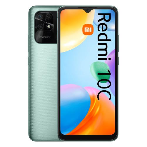 Smartphone 6,71" REDMI 10C 4G Lte Mint green 64GB MZB0C2OEU Ram 3GB