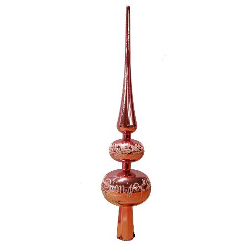 Puntale albero di natale (40 cm) Decor Rosa PD273P