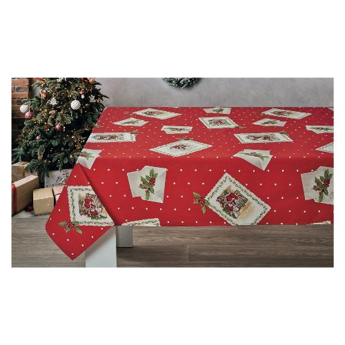 Tovaglia Natale ARMONY Babbo Natale Red (180x140cm) P4936