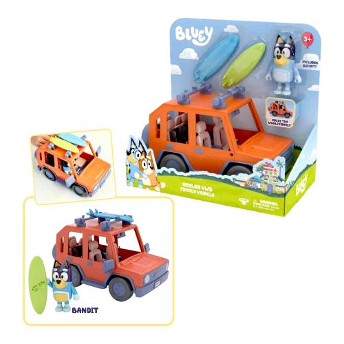 Set personaggio con Jeep BLUEY BLY03000
