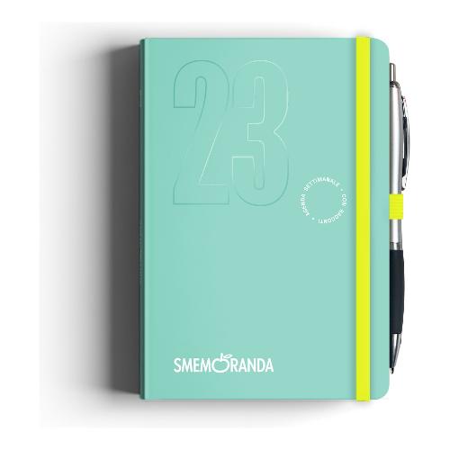 Agenda settimanale 2023 12m Gen-Dic SMEMORANDA Assortito (12,9x18,7 cm) P401718