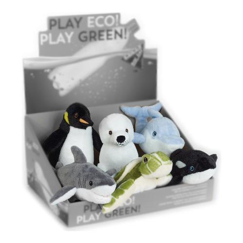 Peluche Animali marini (22cm) PLAY ECO PLAY GREEN Assortito 809980