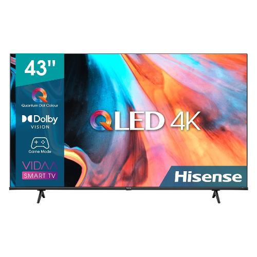 Tv 43" ( QLED ) Vidaa U E7 SERIES Smart Tv 4K Uhd Black 43E79HQ