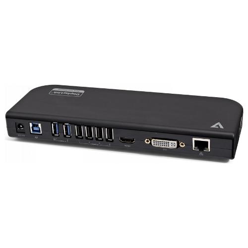 HUB 5 in 1 Usb Dual Displaylink Black UDDS2