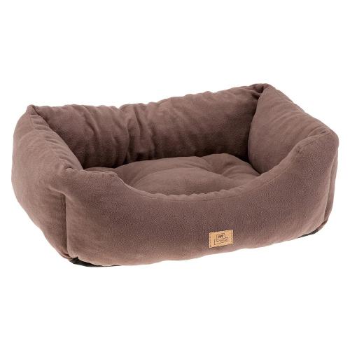 Cuccia imbottita uso interno per gatti e cani  taglia piccola MICROFLEECE Coccolo Grigio tortora 83315021