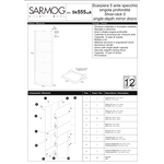 Scarpiera 5 ante p29 kit , struttura:olmo chiaro / frontale:olmo chiaro -  Sarmog - Acquista su Ventis.