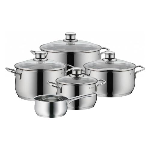 Batteria pentole Inox 5 pz DIADEM Cromo lucido 07 3335 6040
