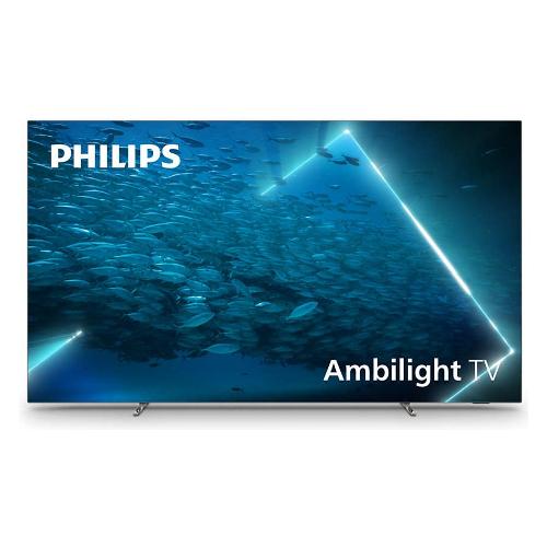 Tv 55" ( OLED ) Android TV AMBILIGHT Smart Tv Oled 4K Uhd Metallo cromato scuro 55OLED707 12